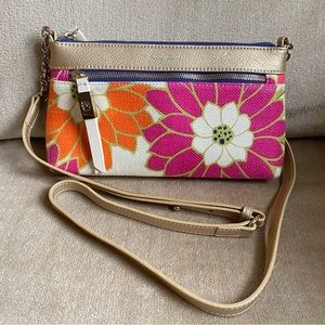Spartina floral crossbody